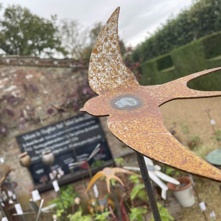 5061098721975 1 Decorative Steel Garden Stake Ornament Swallow.jpg
